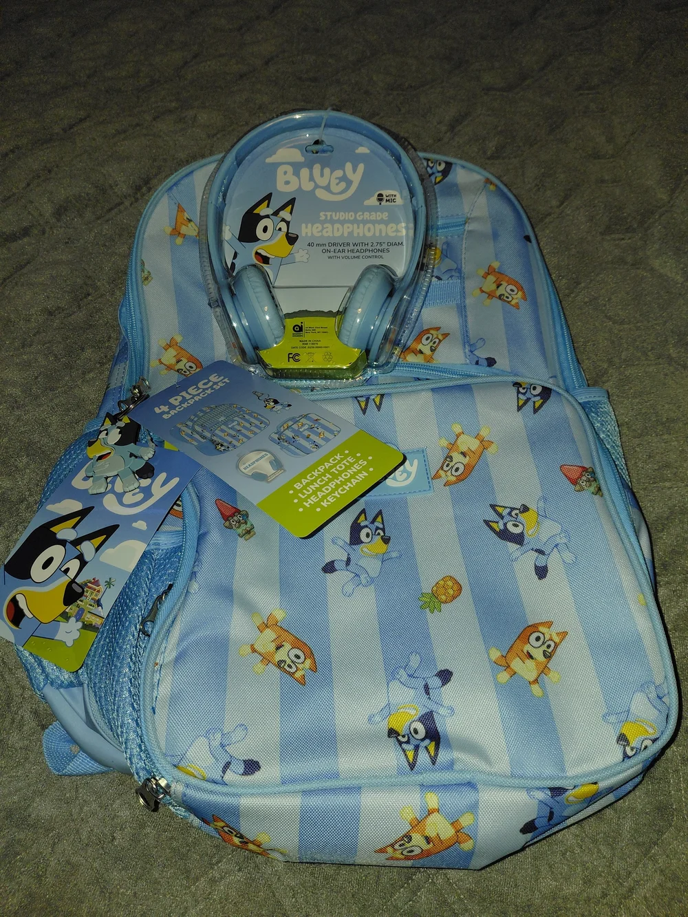 Disney Bluey Backpack Set with Lunch Bag and Headphones